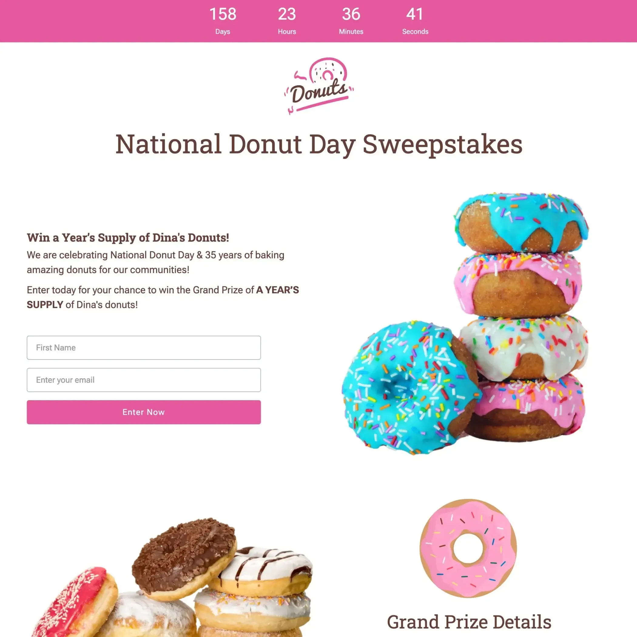 Use our hosted landing pages to run viral campaigns.