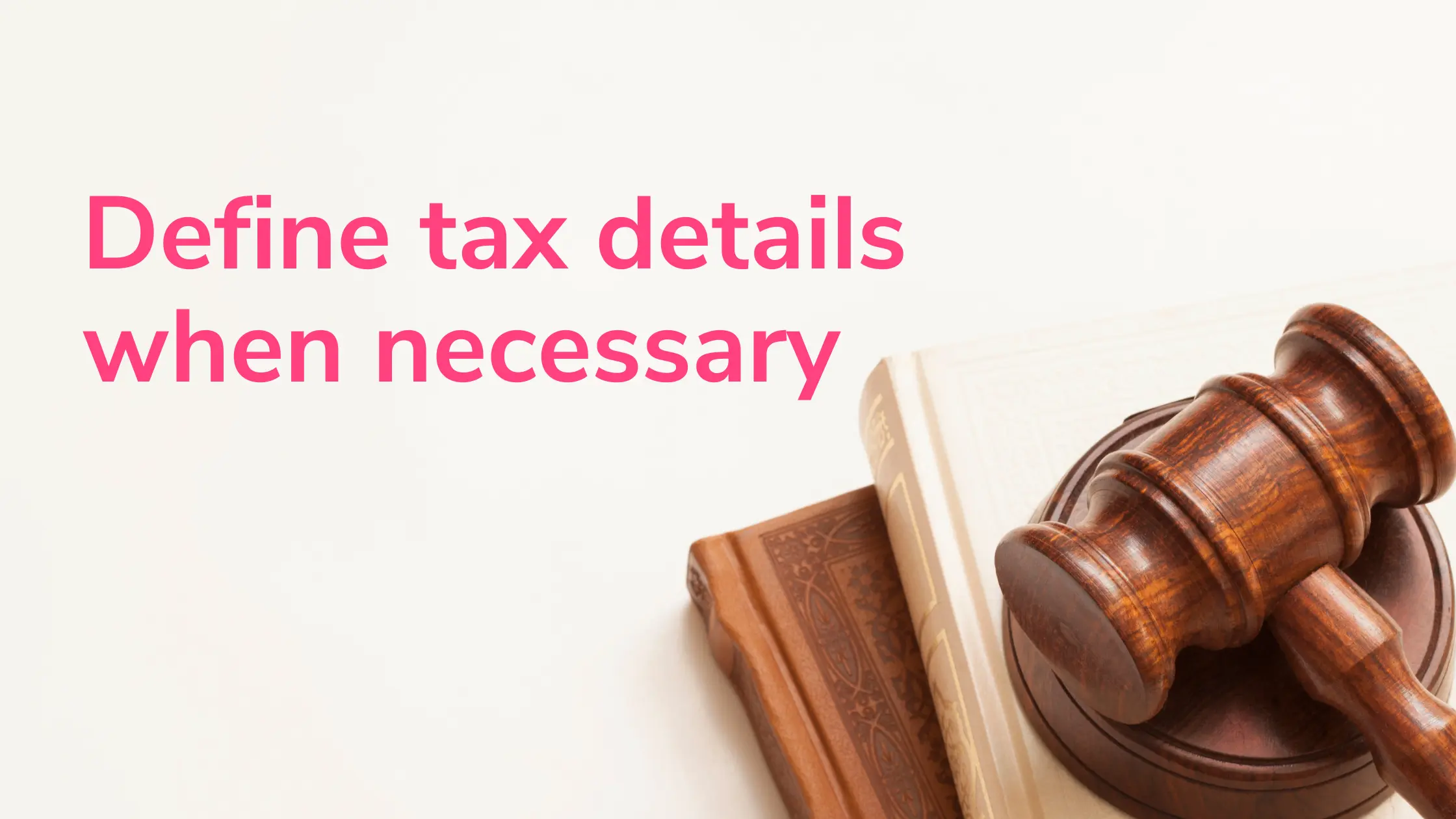 What about taxes?